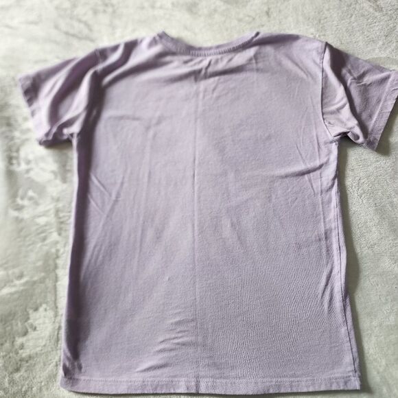 Girls The Rolling Stones Lavendar Tshirt With Graphics Size Large - Picture 5 of 5